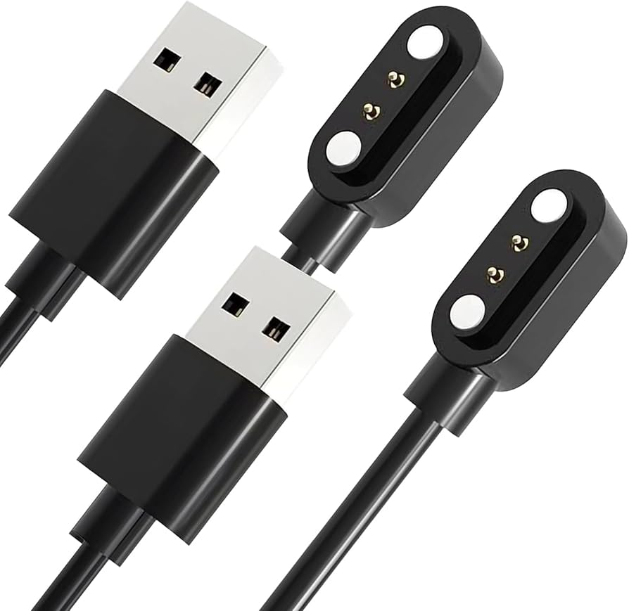 Amazon.co.jp: スマートウォッチ充電ケーブル 2ピンの距離は2.84